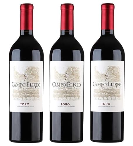 3x 0,75l - 2017er - Campo Eliseo - Tinta de Toro - Toro D.O.P. - Spanien - Rotwein trocken von Campo Eliseo