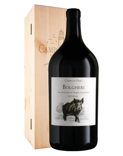 Bolgheri Rosso DOC Campo al Faro 2022, Jeroboam 3 ℓ, Cassetta di legno von Campo al Faro