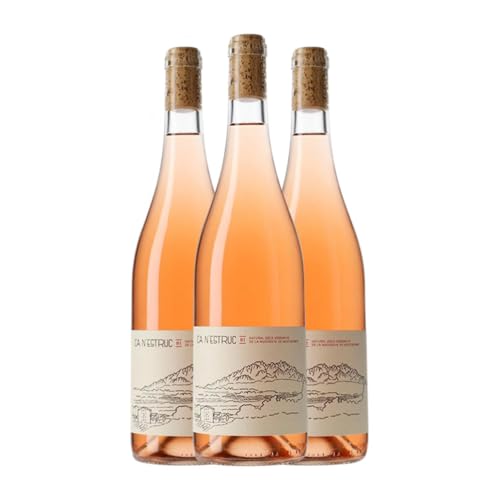 Ca N'Estruc BI Grenache 75 cl Rosé-Wein (Karton mit 3 Flaschen von 75 cl) von Can Dez Mas - Ca N'Estruc