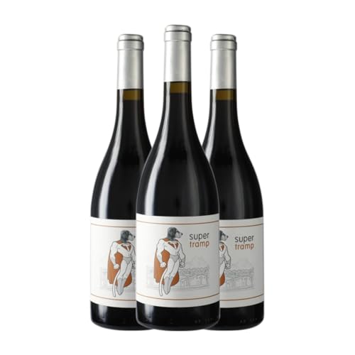 Can Grau Vell Super Tramp Catalunya 75 cl Rotwein (Karton mit 3 Flaschen von 75 cl) von Can Grau Vell