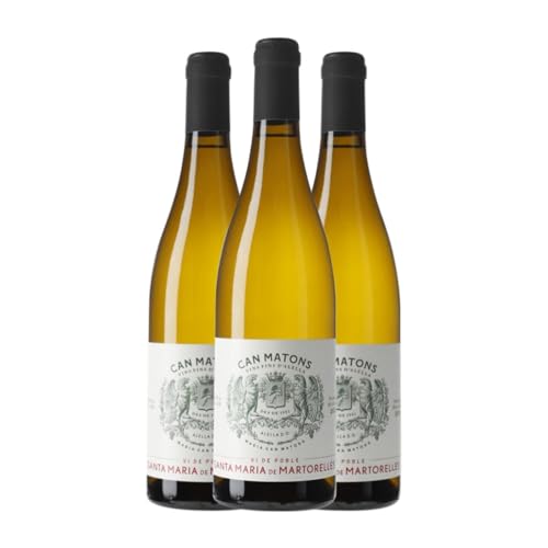 Can Matons Santa María Blanco Alella 75 cl (Schachtel mit 3 Flaschen von 75 cl) von Distribuidor