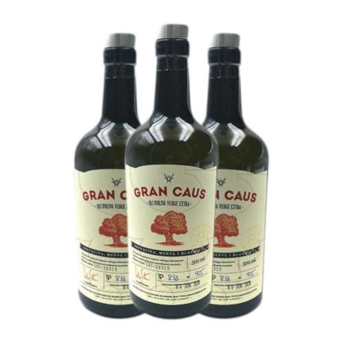 Olivenöl Can Ràfols Gran Caus Medium Flasche 50 cl (Karton mit 3 Medium Flasche von 50 cl) von Can Ràfols dels Caus