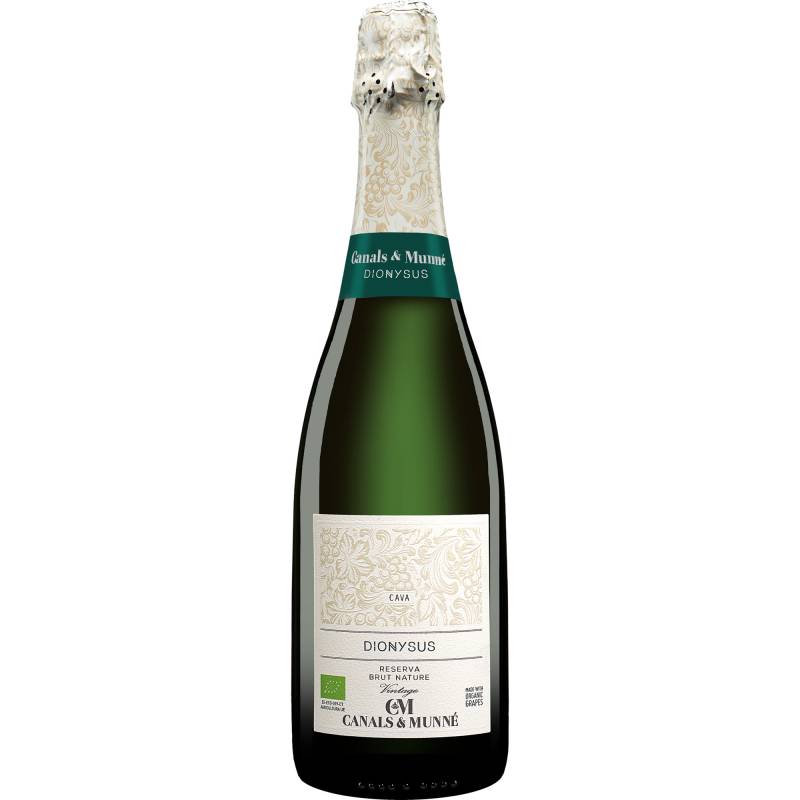 Canals & Munné Cava »Dionysus« BIO Brut Nature  Reserva Brut Nature 2021  0.75L 12% Vol. Sehr Trocken aus Spanien von Canals & Munné