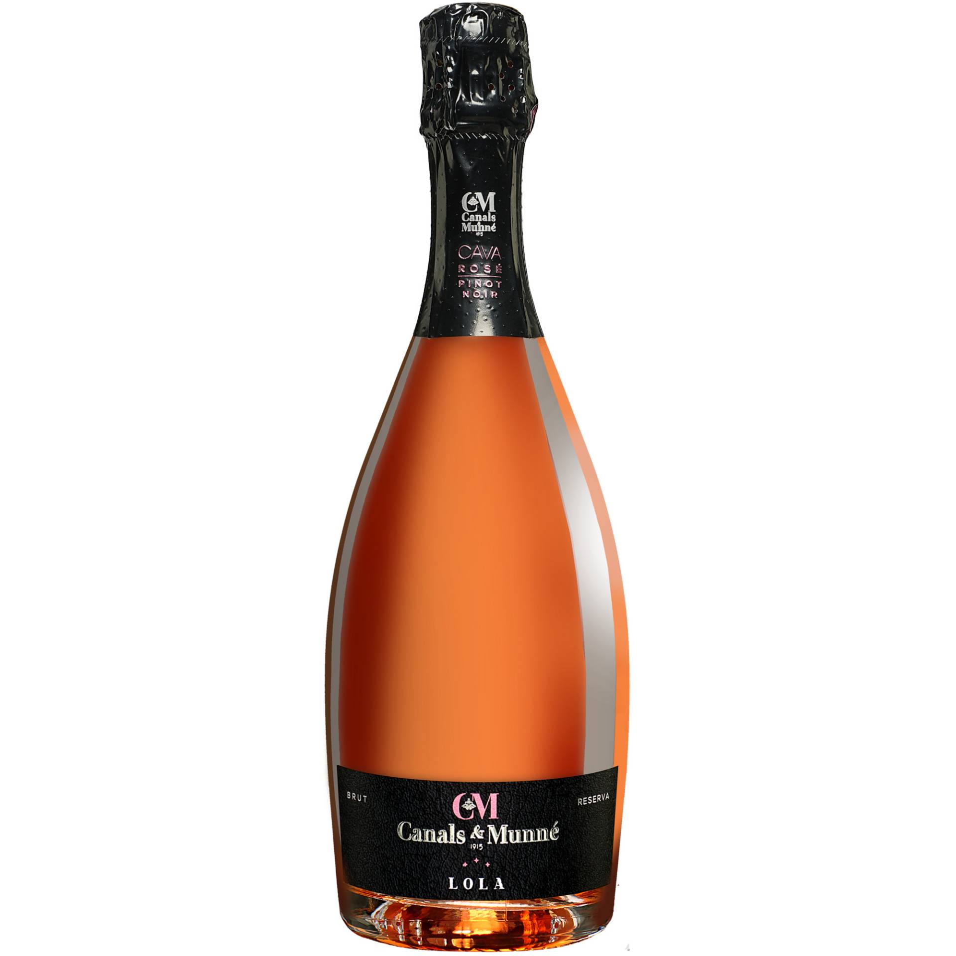 Canals & Munné Cava »Lola« Rosé Pinot Noir Reserva Brut 2022  0.75L 12% Vol. Trocken aus Spanien von Canals & Munné