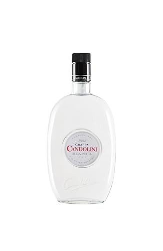 Candolini Grappa Bianca – Weicher, aromatischer Grappa aus Italien mit 40% vol. (1 x 0,7l) von Candolini