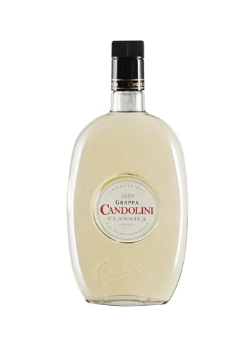 Candolini Grappa Classica – Vollmundiger, aromatischer Grappa aus Italien mit 40% vol. (1 x 0,7l) von Candolini