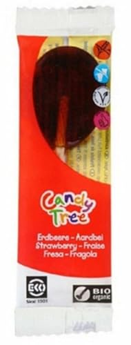 Erdbeer-Lutscher 18 x 13 gr von Candy Tree