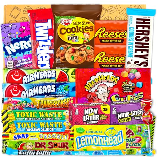 JUMBO USA Original Box | 21 Teile | American Candy Box | USA Import | Snack Box | Box voller Top Produkte | Geburtstag | Herbst Partykracher | Candy & Bar ® von Candy & Bar