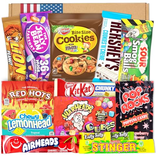 Prime USA Box | USA Import | USA Süßigkeiten | ausgefallene Sweets | Geburtstag | Party Sweets | Geschenkbox | Hersheys Schokolade | Muttertags Box | Ostern | Candy & Bar ® von Candy & Bar