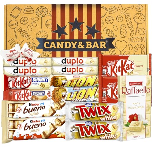 Weiße Schokolade Mix Box | Kinderschokolade | Party Mix | Süßigkeiten Mix | Geburtstag | Weisse Sweets | Geschenkbox | Muttertags Knaller | Osterschokolade | Candy & Bar von Candy & Bar