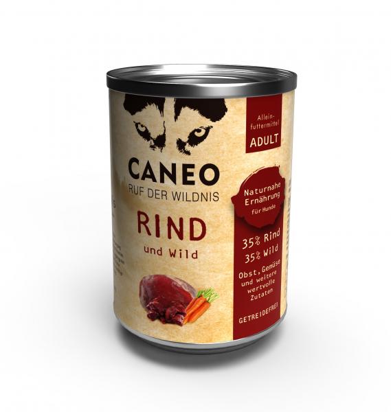 Caneo Ruf der Wildnis Rind und Wild getreidefrei von Caneo