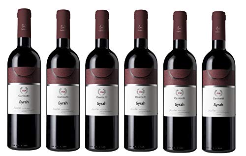 6x 0,75l - 2019er - Canicattì - Aquilae - Syrah - Sicilia I.G.P. - Sizilien - Italien - Rotwein trocken von Canicattì - Aquilae