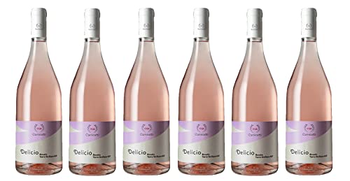 6x 0,75l - 2021er - Canicattì - Delicio - Rosato - Terre Siciliane I.G.P. - Sizilien - Italien - Roséwein trocken von Canicattì - Aquilae