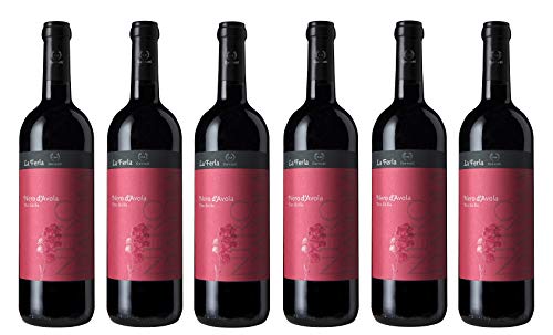 6x 0,75l - 2020er - Canicattì - La Ferla - Nero d'Avola - Sicilia D.O.P. - Sizilien - Italien - Rotwein trocken von Canicattì - La Ferla