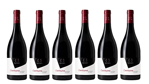 6x 0,75l - 2020er - Canicattì - Centuno - Nero d'Avola - Sicilia D.O.P. - Sizilien - Italien - Rotwein trocken von Canicattì