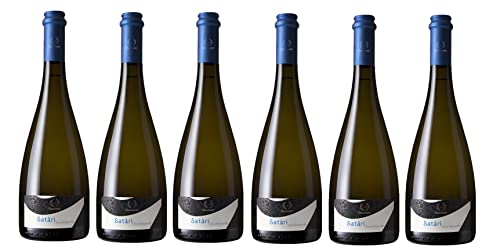 6x 0,75l - Canicattì - Satàri - Bianco Frizzante - Sicilia I.G.P. - Sizilien - Italien - Perlwein trocken von Canicattì