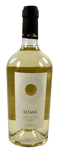 6 x Grillo Terre Siciliane IGT Luma 2021 von Cantine Cellaro im Sparpack (6x0,75l), trockener Weisswein aus Sizilien von Cantina Cellaro