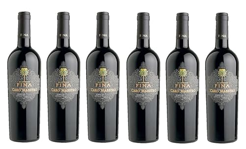 6x 0,75l - 2018er - Cantina Fina - Caro Maestro - Rosso - Terre Siciliane I.G.P. - Sizilien - Italien - Rotwein trocken von Cantine Fina