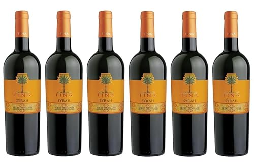 6x 0,75l - 2021er - Cantina Fina - Syrah - Terre Siciliane I.G.P. - Sizilien - Italien - Rotwein trocken von Cantina Fina