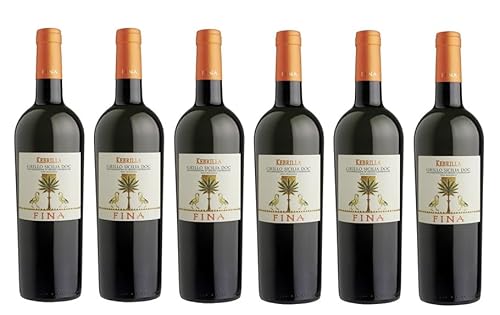 6x 0,75l - 2023er - Cantina Fina - Kebrilla - Grillo - Sicilia D.O.P. - Sizilien - Italien - Weißwein trocken von Cantina Fina