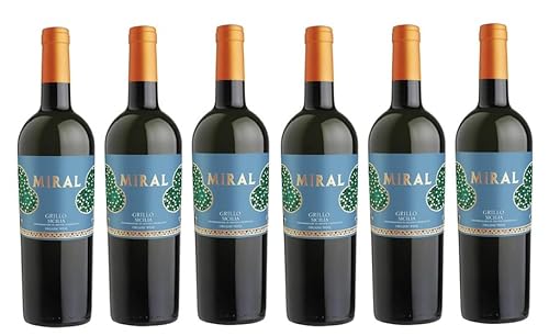 6x 0,75l - 2023er - Cantina Fina - Miral - Grillo - Sicilia D.O.P. - Sizilien - Italien - Weißwein trocken von Cantina Fina