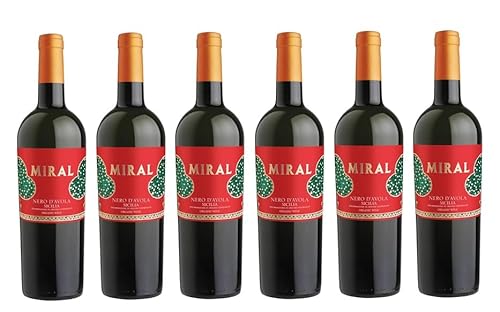 6x 0,75l - 2023er - Cantina Fina - Miral - Nero d'Avola - Sicilia D.O.P. - Sizilien - Italien - Rotwein trocken von Cantina Fina