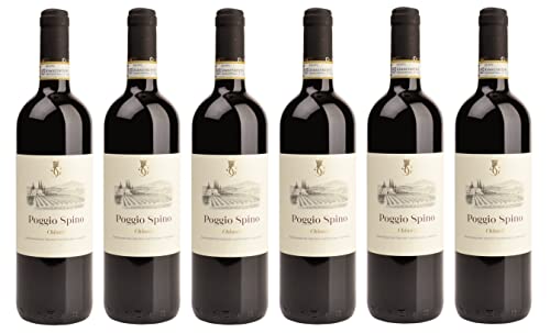 6x 0,75l - 2020er - Cantina Gentili - Poggio Spino - Chianti D.O.C.G. - Toscana - Italien - Rotwein trocken von Cantina Gentili