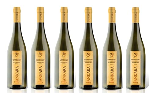 6x 0,75l - Cantina Jankara - Vermentino di Gallura Superiore D.O.C.G. - Sardinien - Italien - Weißwein trocken von Cantina Jankara