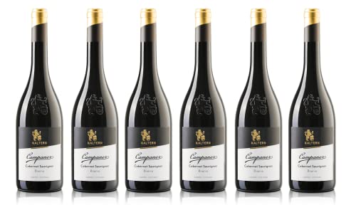 6x 0,75l - 2021er - Cantina Kaltern - Selektion - Campaner - Cabernet Sauvignon Riserva - Alto Adige D.O.P. - Südtirol - Italien - Rotwein trocken von Cantina Kaltern