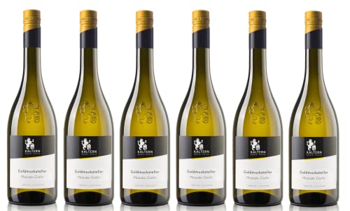 6x 0,75l - 2023er - Cantina Kaltern - Klassik - Goldmuskateller - Moscato Giallo - Alto Adige D.O.P. - Südtirol - Italien - Weißwein lieblich von Cantina Kaltern