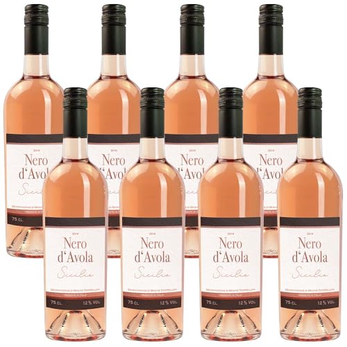 Nero d'Avola rosé 8er Paket 2022 8 Fl. 29,80 statt 61,60 Rosewein Vegan trocken Cantina La Vite - Edition BARRIQUE Italien 1Pck(8) von Cantina La Vite - Edition BARRIQUE