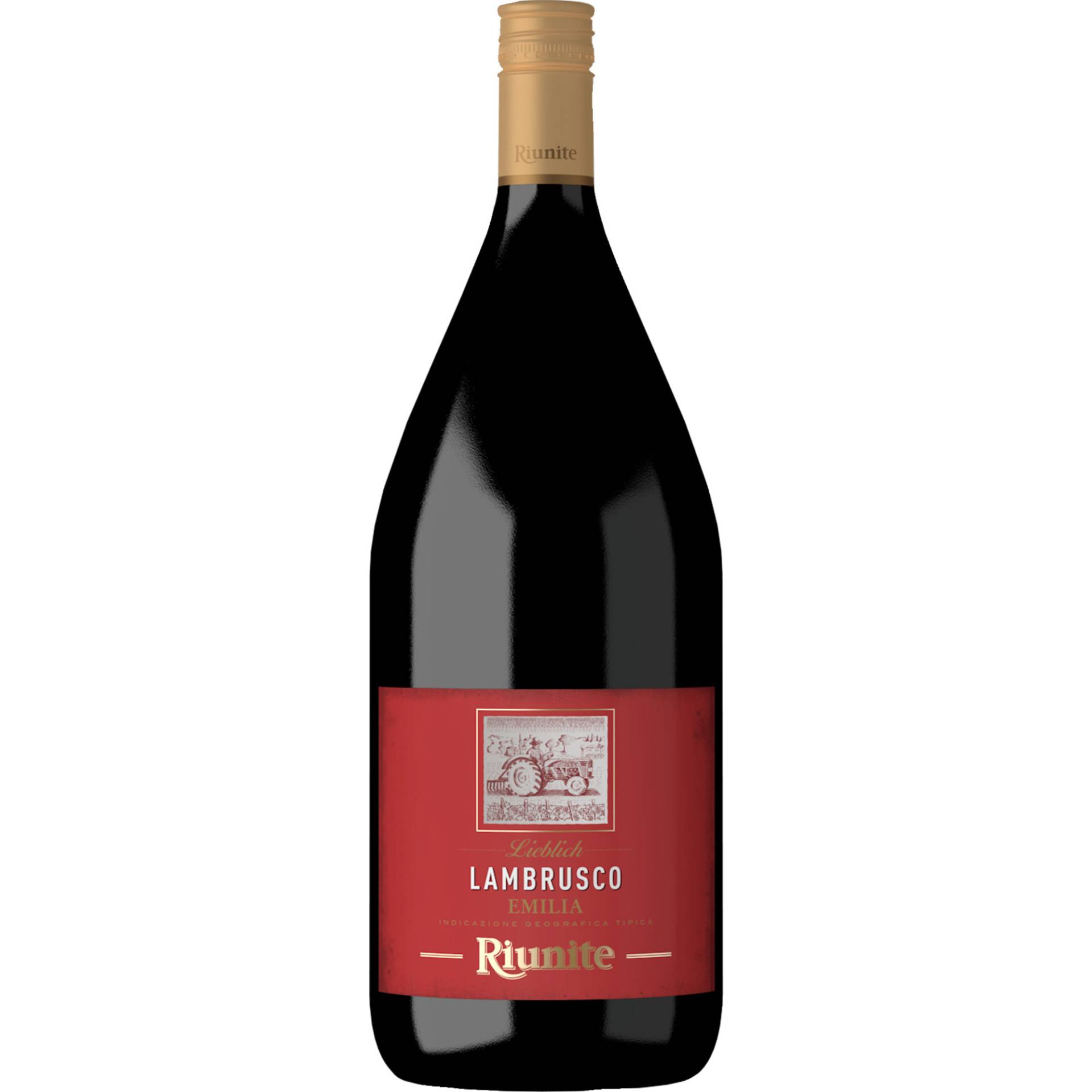 Lambrusco Dolcezza Rosso, Emilia Romagna IGT, Magnum, Emilia Romagna, Perlwein / Secco von Cantina Riunite,42040,Campegine,Italien