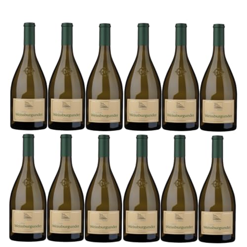 Cantina Terlan Weißburgunder DOC Alto Adige Weißwein trocken Italien Inkl. FeinWert E-Book (12 x 0,75l) von Cantina Terlan