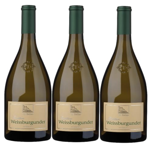 Cantina Terlan Weißburgunder DOC Alto Adige Weißwein trocken Italien Inkl. FeinWert E-Book (3 x 0,75l) von Cantina Terlan