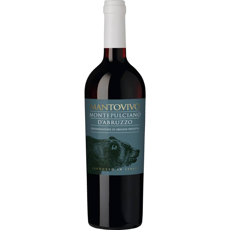 Mantovivo Montepulciano, Montepulciano d'Abruzzo DOP, Abruzzen, 2021, Rotwein von Cantina Tollo S.C.A., IT-66010 Tollo, Italia