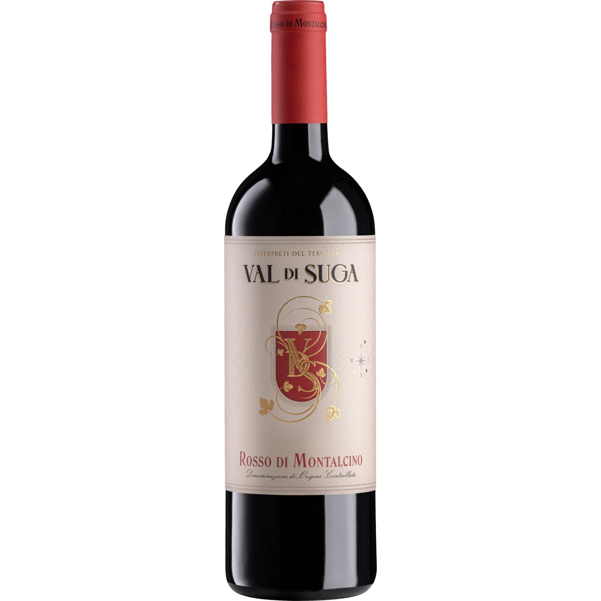 Val di Suga Rosso di Montalcino, Rosso di Montalcino DOC, Toskana, 2022, Rotwein von Cantina VAL DI SUGA, 53024 Montalcino, Italia