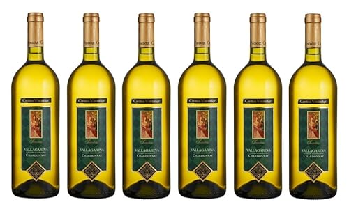 6x 1,0l - 2023er - Cantina Valdadige - Chardonnay - Vallagarina I.G.P. - Veneto - Italien - Weißwein von Cantina Valdadige