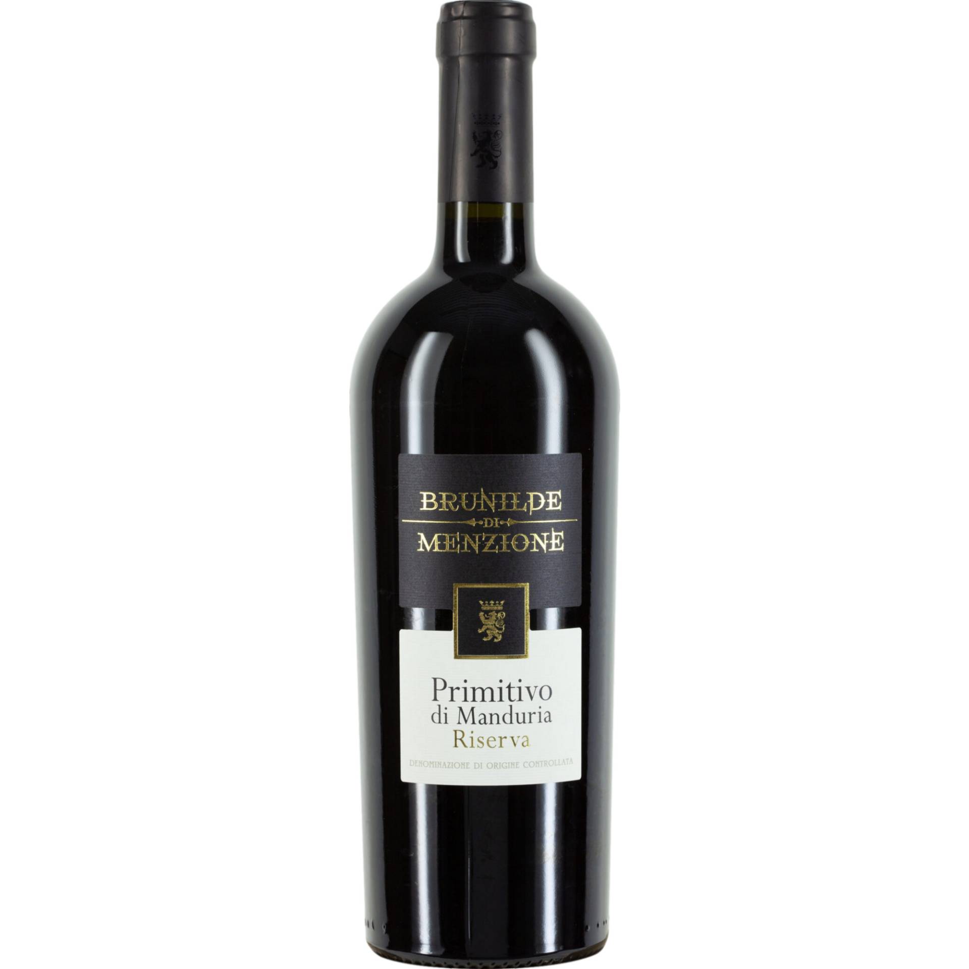 Brunilde di Menzione Primitivo di Manduria Riserva, Primitivo di Manduria DOC, Apulien, 2020, Rotwein von Cantina di Ora, Via Stazione 43, I - 39040 Ora