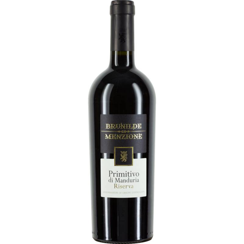 Brunilde di Menzione Primitivo di Manduria Riserva, Primitivo di Manduria DOC, Apulien, 2020, Rotwein von Cantina di Ora, Via Stazione 43, I - 39040 Ora