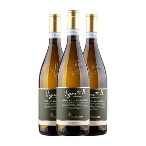 Cantine Belisario Vigneti B Verdicchio Verdicchio di Matelica 75 cl Weißwein (Karton mit 3 Flaschen von 75 cl) von Cantine Belisario