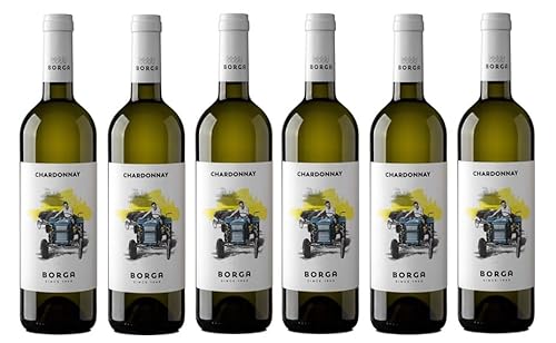 6x 0,75l - 2023er - Cantine Borga - Chardonnay - Venezia D.O.P. - Veneto - Italien - Weißwein trocken von Cantine Borga