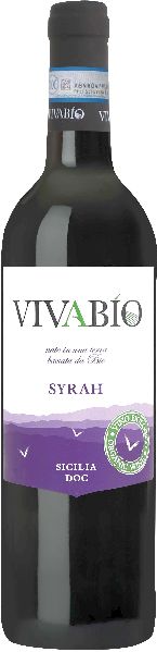 Cantine Colomba Bianca Vivabio Syrah Sicilia DOC Jg. 2021