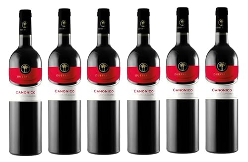 6x 0,75l - 2022er - Cantine Due Palme - Canonico - Negroamaro - Salento I.G.P. - Apulien - Italien - Rotwein trocken von Cantine Due Palme