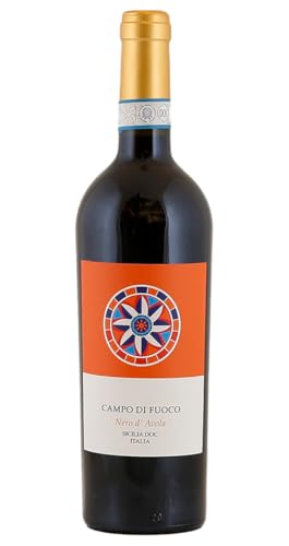 Campo di Fuoco Nero d'Avola 2022 | Rotwein | Sizilien – Italien | 1 x 0,75 Liter von Cantine Ermes