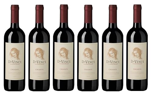 6x 0,75l - 2021er - Cantine Leonardo da Vinci - Da Vinci - Chianti D.O.C.G. - Toscana - Italien - Rotwein trocken von Cantine Leonardo da Vinci