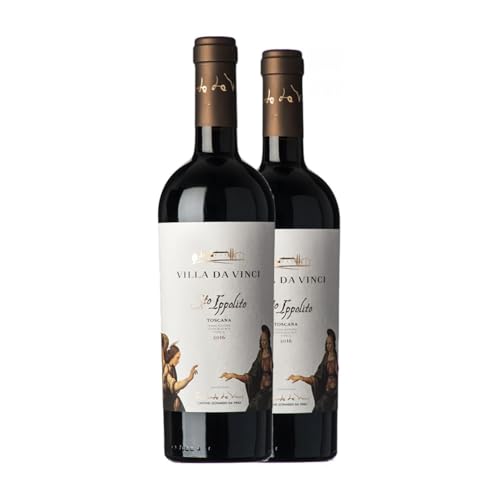 Leonardo da Vinci Sto. Ippolito Toscana 75 cl Rotwein (Karton mit 2 Flaschen von 75 cl) von Cantine Leonardo da Vinci