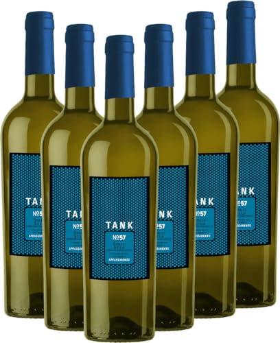 TANK No 57 Grillo Appassimento Sicilia DOC Cantine Minini Weißwein 6 x 0,75l VINELLO - 6 x Weinpaket inkl. kostenlosem VINELLO.weinausgießer von Cantine Minini