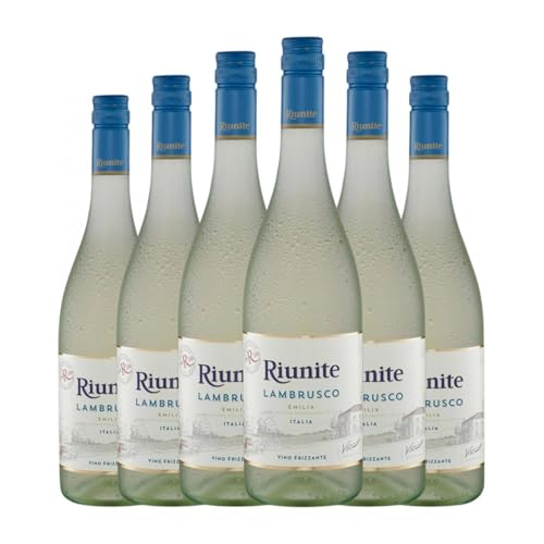 Riunite Bianco Lambrusco Emilia Romagna 75 cl Weißwein (Karton mit 6 Flaschen von 75 cl) von Cantine Riunite