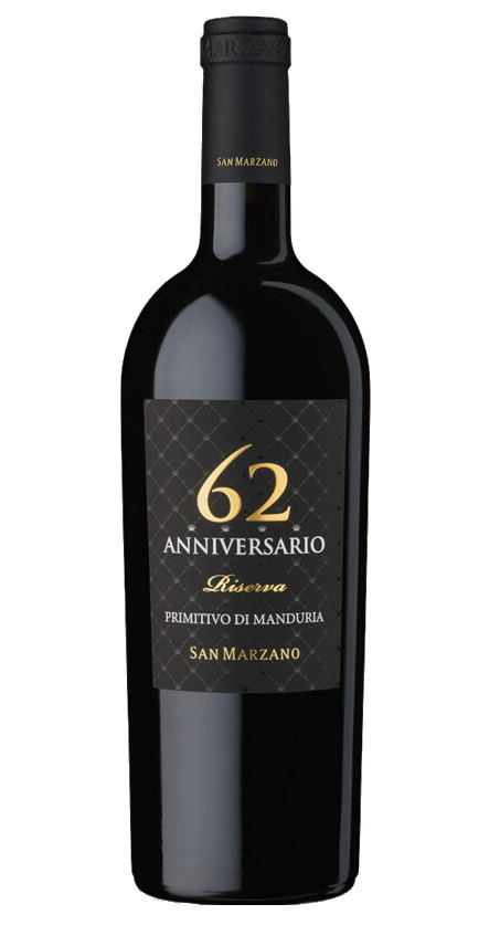 San Marzano 62 Anniversario Primitivo di Manduria Riserva 2019 von Cantine San Marzano