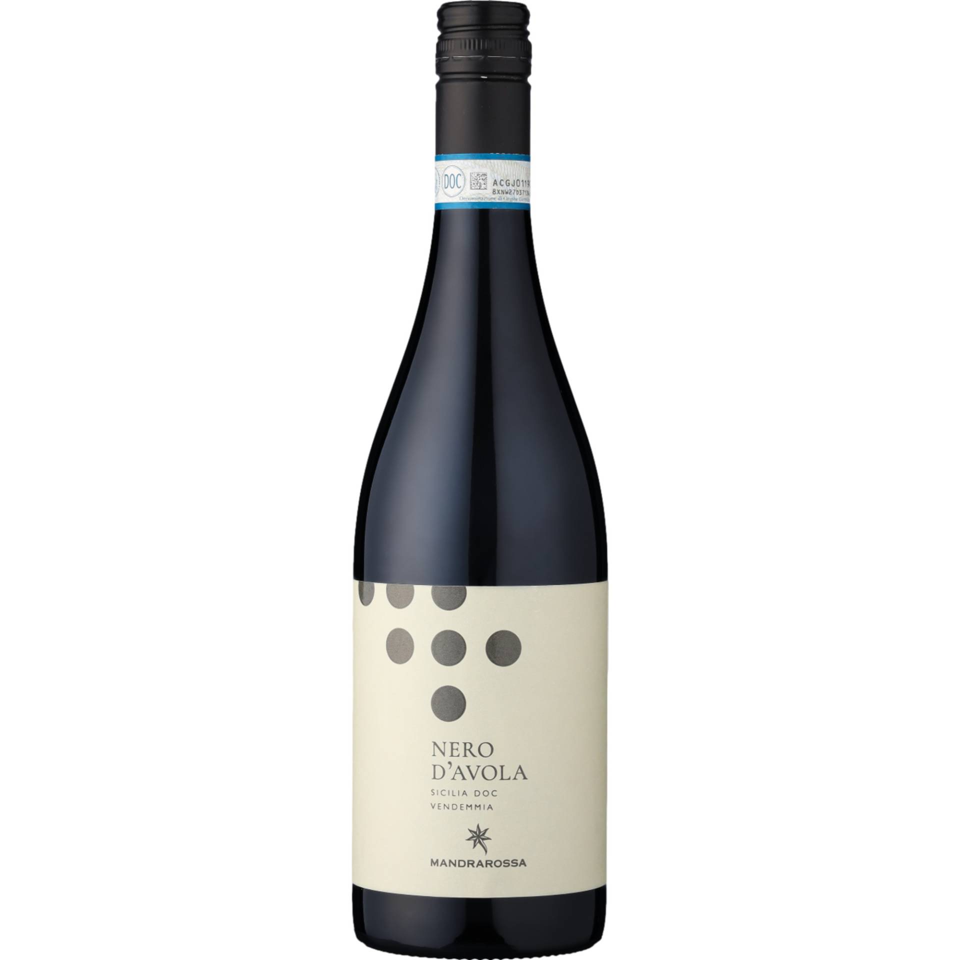 Mandrarossa Costadune Nero d‘Avola Bio, Sicilia DOC, Sizilien, 2023, Rotwein von Cantine Settesoli s.c.a. - SS115, 92013 Menfi AG, Italien